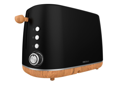 Cecotec toaster TrendyToast 9000 Black Woody
